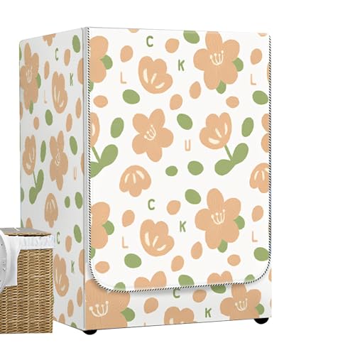 Waschtrockner-Abdeckungen für Frontlader, Blumenmuster, wasserdicht, staubdicht, für den Außenbereich, strapazierfähig, Oxford-Sonnenschutz, wärmeisoliert, Waschmaschinenschutz, Reißverschluss für Waschtrockner-Abdeckungen für Frontlader, Blumenmuster, wasserdicht, staubdicht, für den Außenbereich, strapazierfähig, Oxford-Sonnenschutz, wärmeisoliert, Waschmaschinenschutz, Reißverschluss für von DSAoTeng