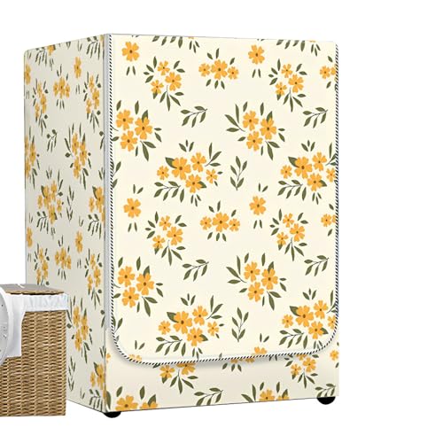 Waschtrockner-Abdeckungen für Frontlader, Blumenmuster, wasserdicht, staubdicht, für den Außenbereich, strapazierfähig, Oxford-Sonnenschutz, wärmeisoliert, Waschmaschinenschutz, Reißverschluss für Waschtrockner-Abdeckungen für Frontlader, Blumenmuster, wasserdicht, staubdicht, für den Außenbereich, strapazierfähig, Oxford-Sonnenschutz, wärmeisoliert, Waschmaschinenschutz, Reißverschluss für von DSAoTeng