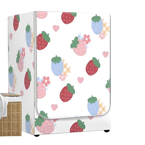 Waschtrockner-Abdeckungen für Frontlader, Blumenmuster, wasserdicht, staubdicht, für den Außenbereich, strapazierfähig, Oxford-Sonnenschutz, wärmeisoliert, Waschmaschinenschutz, Reißverschluss für Waschtrockner-Abdeckungen für Frontlader, Blumenmuster, wasserdicht, staubdicht, für den Außenbereich, strapazierfähig, Oxford-Sonnenschutz, wärmeisoliert, Waschmaschinenschutz, Reißverschluss für von DSAoTeng