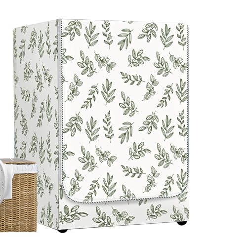 Waschtrockner-Abdeckungen für Frontlader, Blumenmuster, wasserdicht, staubdicht, für den Außenbereich, strapazierfähig, Oxford-Sonnenschutz, wärmeisoliert, Waschmaschinenschutz, Reißverschluss für Waschtrockner-Abdeckungen für Frontlader, Blumenmuster, wasserdicht, staubdicht, für den Außenbereich, strapazierfähig, Oxford-Sonnenschutz, wärmeisoliert, Waschmaschinenschutz, Reißverschluss für von DSAoTeng