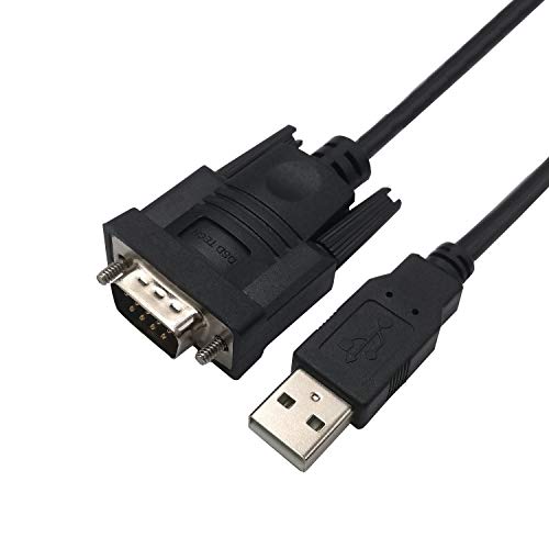 DSD TECH Adapter Kabel USB zu RS232 Seriell DB9 SH-RS232A Adapterkabel mit FTDI FT232 Chip für Windows, Linux, Mac OS (5.9FT / 1.8M) von DSD TECH