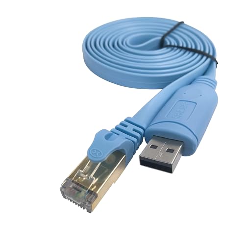 DSD TECH SH-RJ45P USB-zu-Konsole-Kabel mit PL2303GT Chip für Cisco Router Switches 1.8M / 5.9FT von DSD TECH