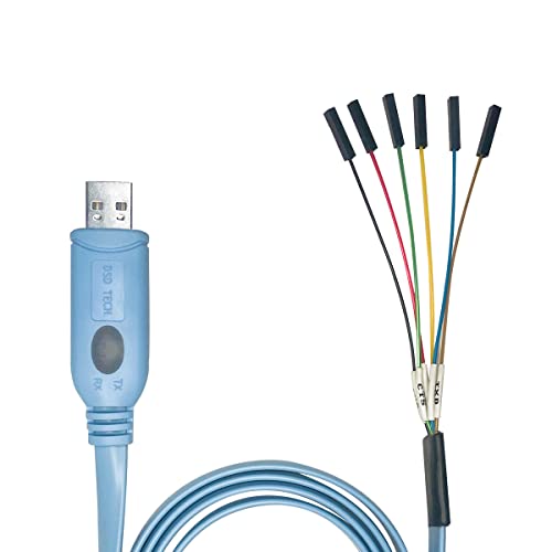 DSD TECH SH-U06L USB zu TTL Kabel mit PL2303GC Chip (1.2M/3.9FT) von DSD TECH