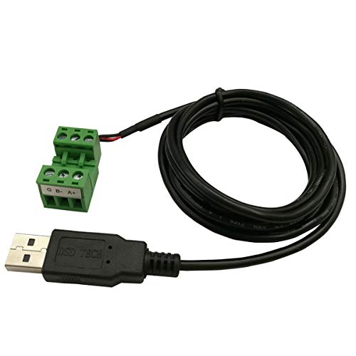 DSD TECH SH-U14 USB-zu-RS485-Kabel Eingebauter FTDI-Chip mit Anschlussplatine 1,8 m / 5,9 ft von DSD TECH
