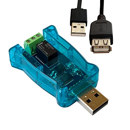 DSD TECH SH-UR01A USB-Relais-Controller für Computer und Laptop(1CH) von DSD TECH