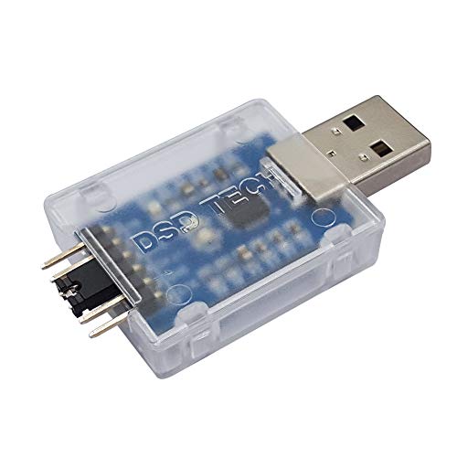 DSD TECH USB zu TTL Seriell Konverter CP2102 mit 4 Stift Dupont Kabel Kompatibel mit Windows 7, 8, 10, Linux und Mac OS von DSD TECH