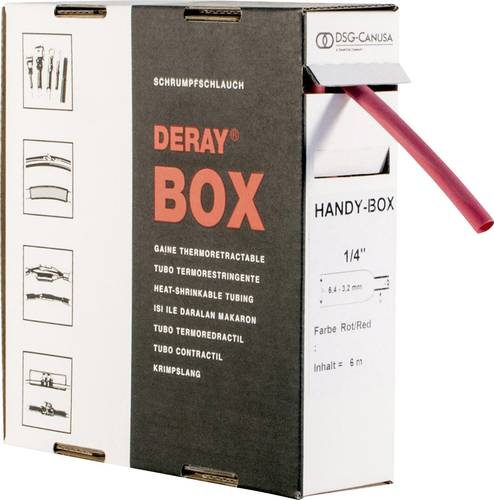 DSG Canusa 8610032302 Schrumpfschlauch ohne Kleber Rot 3.20mm 1.60mm Schrumpfrate:2:1 10m DSG Canusa 8610032302 Schrumpfschlauch ohne Kleber Rot 3.20mm 1.60mm Schrumpfrate:2:1 10m von DSG CANUSA