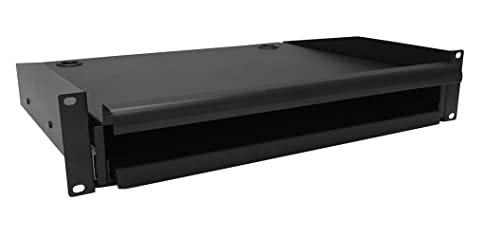 19 Zoll Ausziehbarer Tastaturboden - maximales Gewicht 18 KG - 2 HE - Traglast 18 kg von DSIT