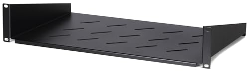 DSIT 19 Zoll 2HE Fachboden für Wandschränke mit Einer Tiefe von 450mm - 300mm Tief - Schwarz - Traglast 15 kg DSIT 19 Zoll 2HE Fachboden für Wandschränke mit Einer Tiefe von 450mm - 300mm Tief - Schwarz - Traglast 15 kg von DSIT