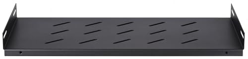 DSIT 19 Zoll Fachboden für 450mm Tiefe Wandschränke - 1 HE - Schwarz - Traglast 20 kg DSIT 19 Zoll Fachboden für 450mm Tiefe Wandschränke - 1 HE - Schwarz - Traglast 20 kg von DSIT
