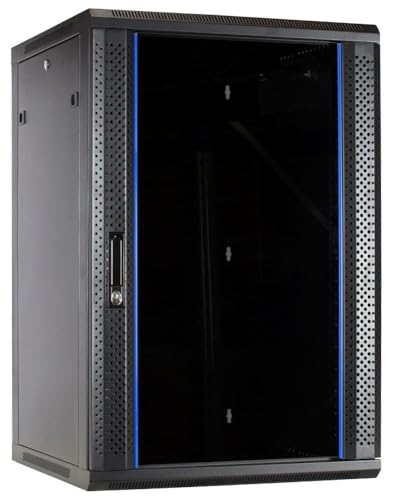 DSIT 19 Zoll Set: 18HE Netzwerkschrank zur Wandmontage – Fachboden – Steckdosenleiste SPD 8-Fach – Kabelbügel – Cat6 UTP-Patchpanel DSIT 19 Zoll Set: 18HE Netzwerkschrank zur Wandmontage – Fachboden – Steckdosenleiste SPD 8-Fach – Kabelbügel – Cat6 UTP-Patchpanel von DSIT