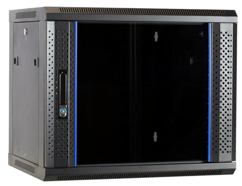 DSIT 19 Zoll Set: 9HE Netzwerkschrank zur Wandmontage – Fachboden – Steckdosenleiste SPD 8-Fach – Kabelbügel – Cat6 UTP-Patchpanel DSIT 19 Zoll Set: 9HE Netzwerkschrank zur Wandmontage – Fachboden – Steckdosenleiste SPD 8-Fach – Kabelbügel – Cat6 UTP-Patchpanel von DSIT
