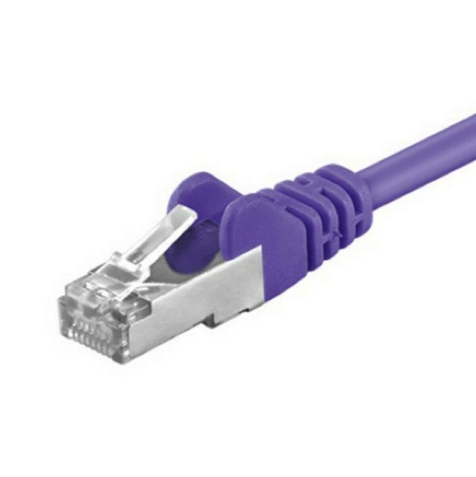 DSIT CAT 5e Netzwerkkabel F/UTP - 7,5 Meter - Violett Netzwerkkabel, (750 cm) von DSIT