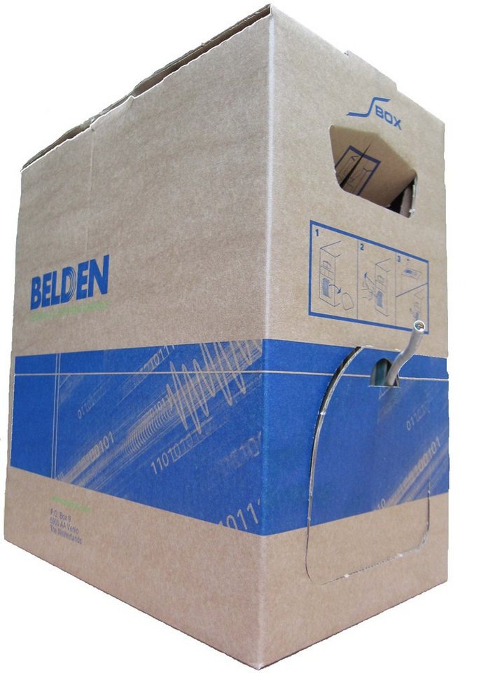 DSIT CAT 6 Belden Kabel - 4x2xAWG 23/1 - Starrleiter - 100% Kupfer - U/UTP Netzwerkkabel, (30500 cm) von DSIT