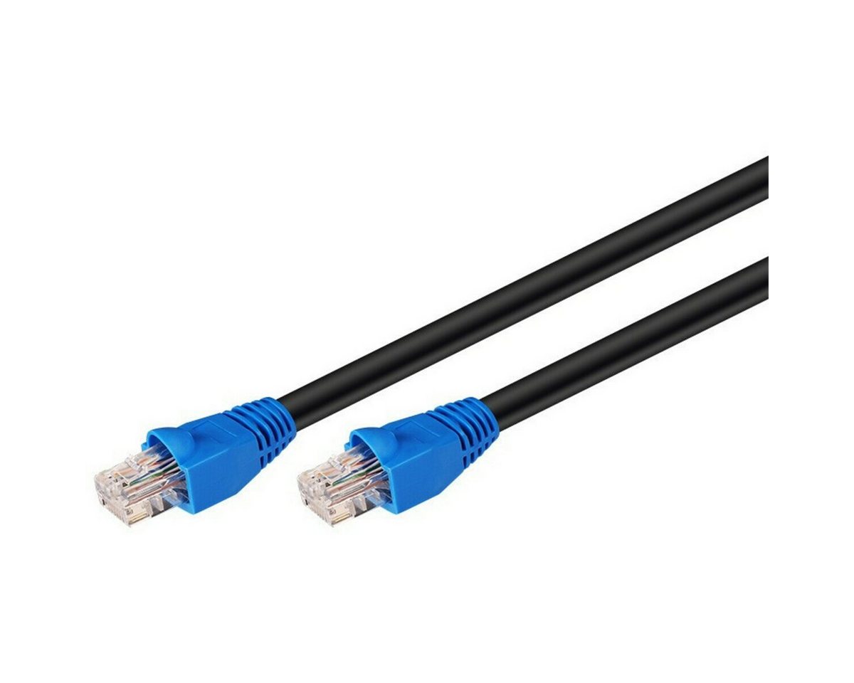 DSIT CAT6 Kabel für den Aussenbereich UTP – 75 Meter – Schwarz Netzwerkkabel, (7500 cm) von DSIT