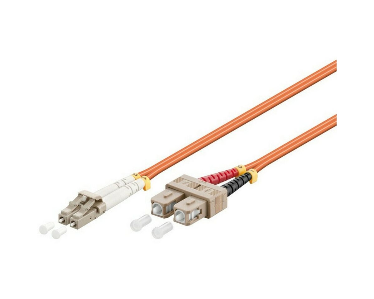 DSIT Glasfaserkabel LC-SC OM2 Duplex Patchkabel – 10 Meter Glasfaserkabel, (1000 cm) von DSIT