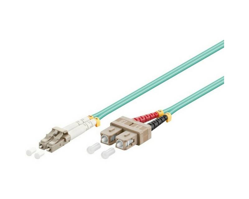 DSIT Glasfaserkabel LC-SC OM3 Duplex Patchkabel – 3 Meter Glasfaserkabel, (300 cm) von DSIT