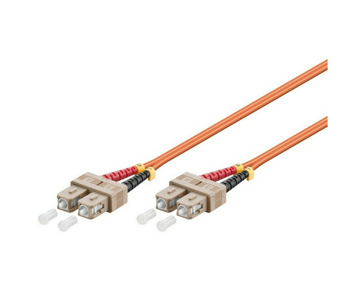 DSIT Glasfaserkabel SC-SC OM2 Duplex Patchkabel – 1 Meter Glasfaserkabel, (100 cm) von DSIT