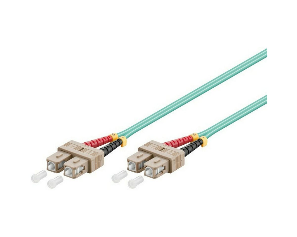 DSIT Glasfaserkabel SC-SC OM3 Duplex Patchkabel – 1 Meter Glasfaserkabel, (100 cm) von DSIT