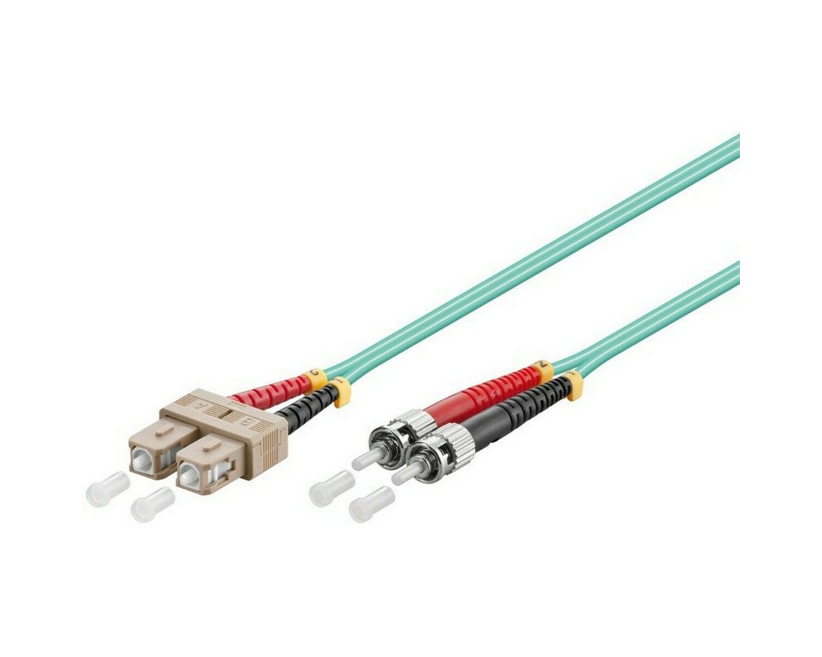 DSIT Glasfaserkabel SC-ST OM3 Duplex Patchkabel – 20 Meter Glasfaserkabel, (2000 cm) von DSIT