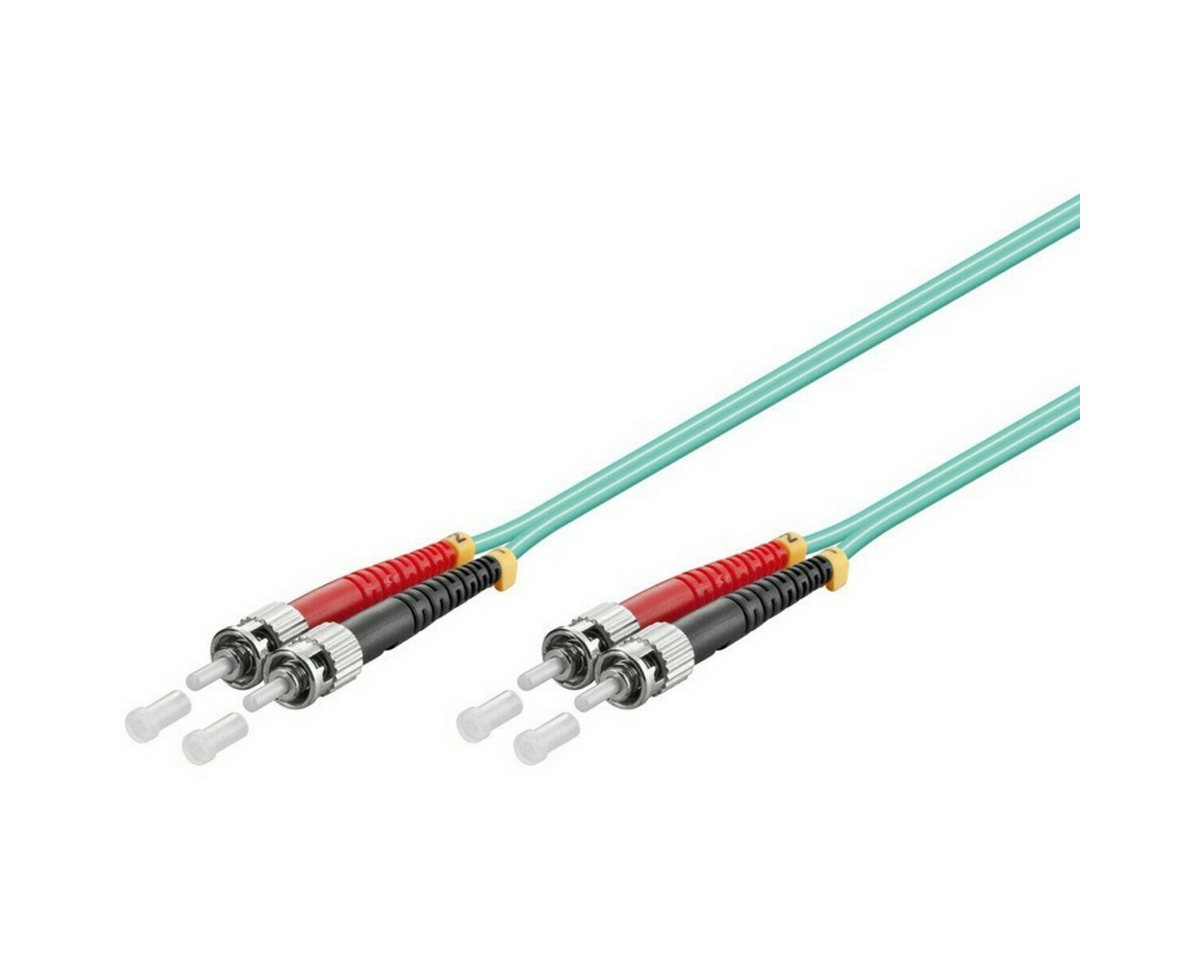 DSIT Glasfaserkabel ST-ST OM3 Duplex Patchkabel – 20 Meter Glasfaserkabel, (2000 cm) von DSIT
