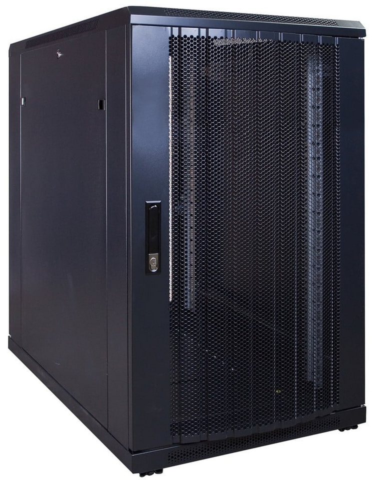 DSIT Serverschrank 18 HE 19” Serverschrank, mit perforierter Fronttür (BxTxH) 600 x 1000 von DSIT