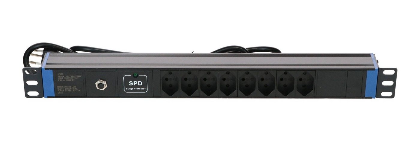 DSIT Serverschrank 19" Schweizer Steckdosenleiste Surge Protection Device - 8-fach DSIT Serverschrank 19" Schweizer Steckdosenleiste Surge Protection Device - 8-fach von DSIT