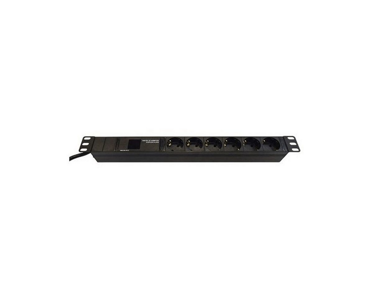 DSIT Serverschrank 19” Steckdosenleiste - 6-fach schwarz - mit Display DSIT Serverschrank 19” Steckdosenleiste - 6-fach schwarz - mit Display von DSIT