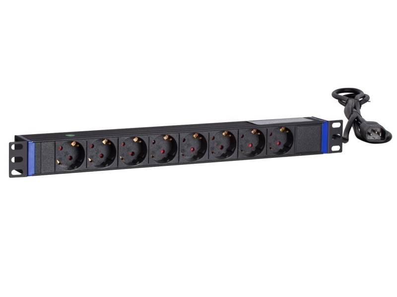 DSIT Serverschrank 19” Steckdosenleiste mit C14 Stecker - 8-fach von DSIT