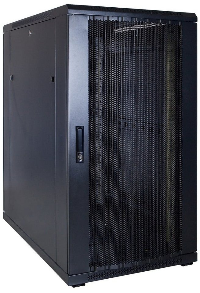 DSIT Serverschrank 22 HE 19” Serverschrank, mit perforierter Fronttür (BxTxH) 600 x 1000 von DSIT