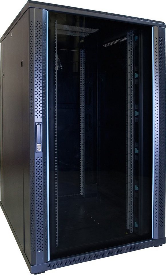 DSIT Serverschrank 27 HE 19” Serverschrank, mit Glastür (BxTxH) 800 x 1000 x 1400mm von DSIT
