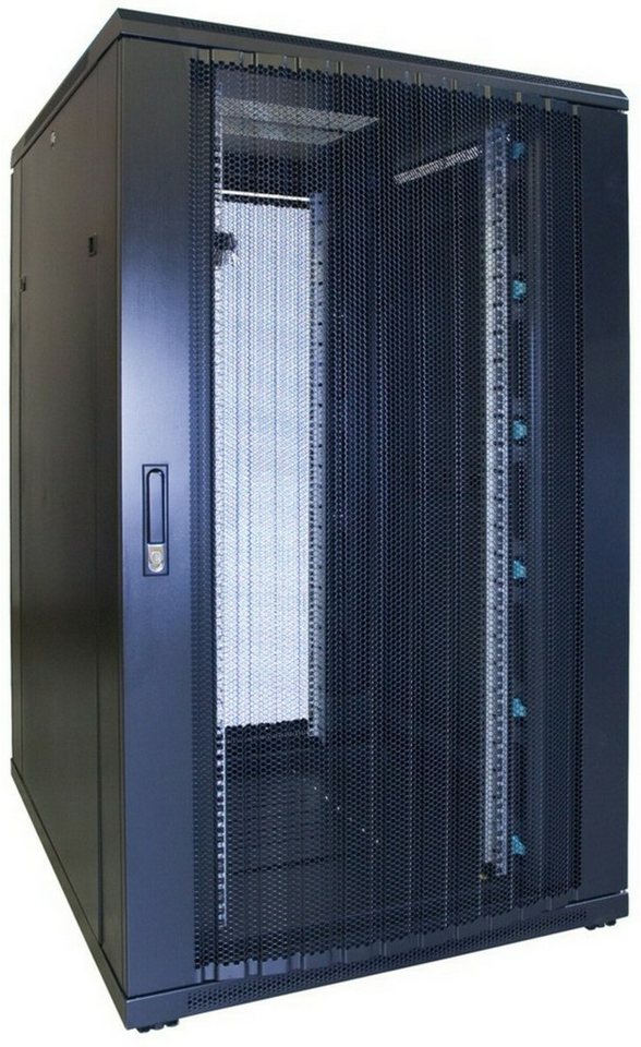 DSIT Serverschrank 27 HE 19” Serverschrank, mit perforierter Fronttür (BxTxH) 800 x 1000 von DSIT