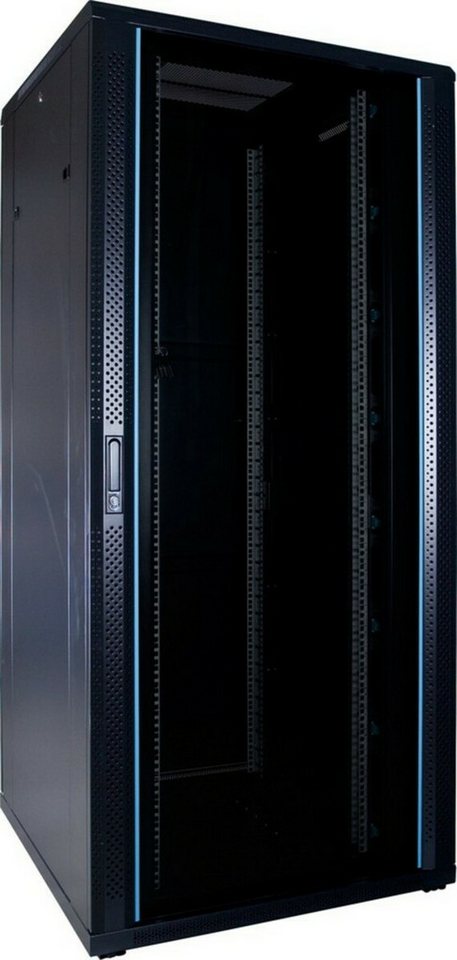 DSIT Serverschrank 37 HE 19” Serverschrank, mit Glastür (BxTxH) 800 x 800 x 1800mm von DSIT