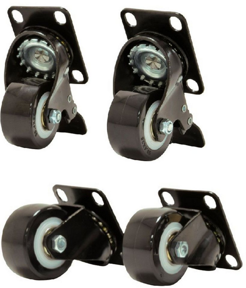 DSIT Serverschrank 4 Stück Rollen für alle Serverschränke, 2 x Schwenk und 2 x mit Bremse DSIT Serverschrank 4 Stück Rollen für alle Serverschränke, 2 x Schwenk und 2 x mit Bremse von DSIT