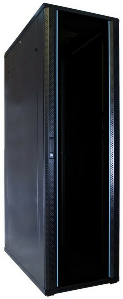 DSIT Serverschrank 42 HE 19” Serverschrank, mit Glastür (BxTxH) 600 x 1200 x 2000mm von DSIT