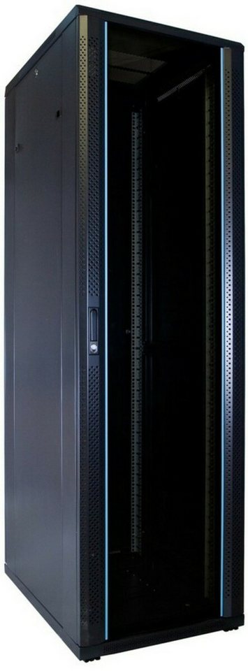 DSIT Serverschrank 42 HE 19” Serverschrank, mit Glastür (BxTxH) 600 x 800 x 2000mm von DSIT