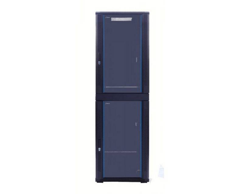 DSIT Serverschrank 42 HE Serverschrank, mit Glastür – 2x20 HE Fächer, (BxTxH) von DSIT