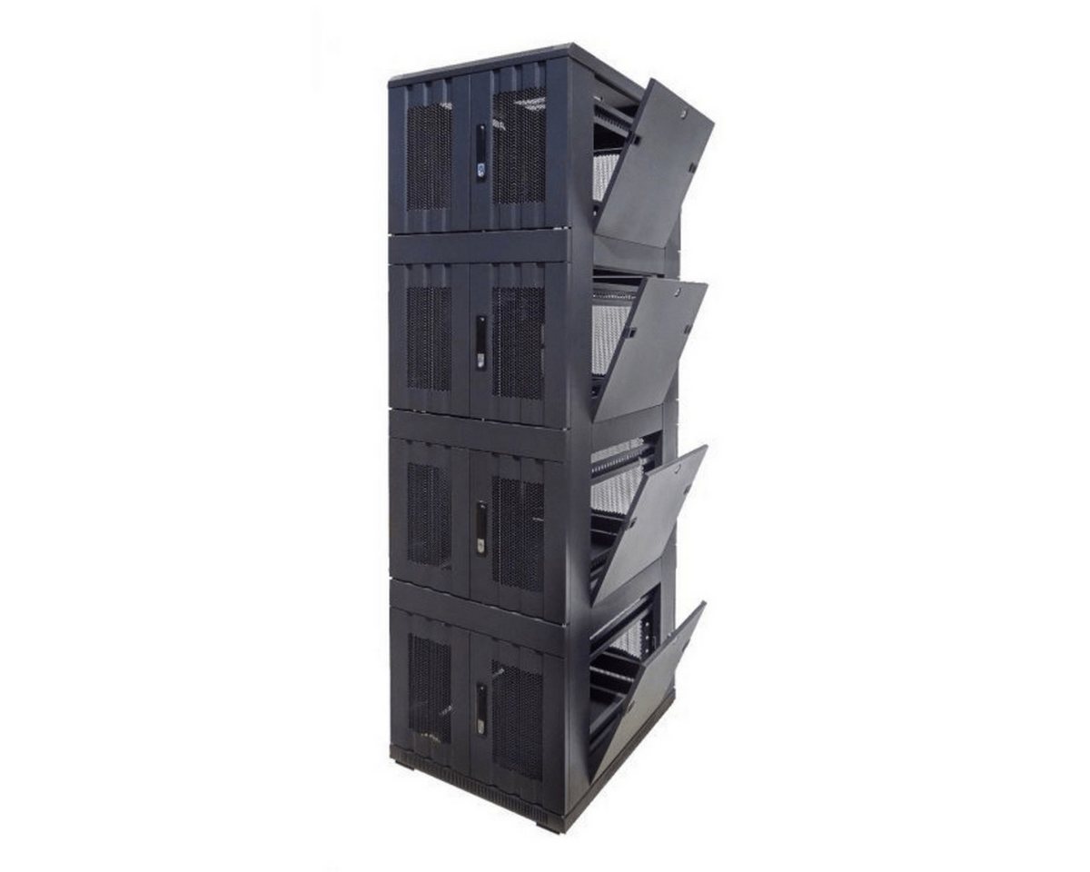 DSIT Serverschrank 42 HE Serverschrank, mit perforierter Fronttür – 4x9 HE Fächer DSIT Serverschrank 42 HE Serverschrank, mit perforierter Fronttür – 4x9 HE Fächer von DSIT
