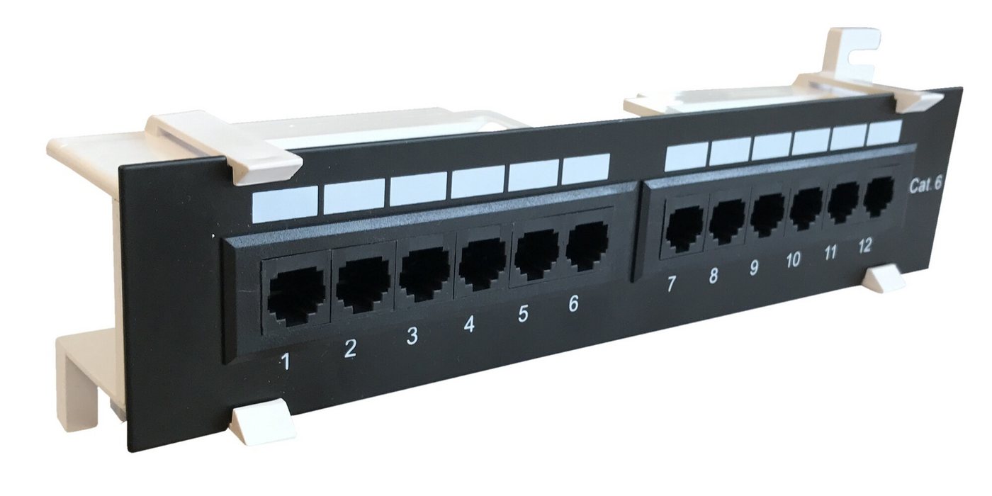 DSIT Serverschrank CAT 6 Wand Patchpanel, 12-fach UTP DSIT Serverschrank CAT 6 Wand Patchpanel, 12-fach UTP von DSIT