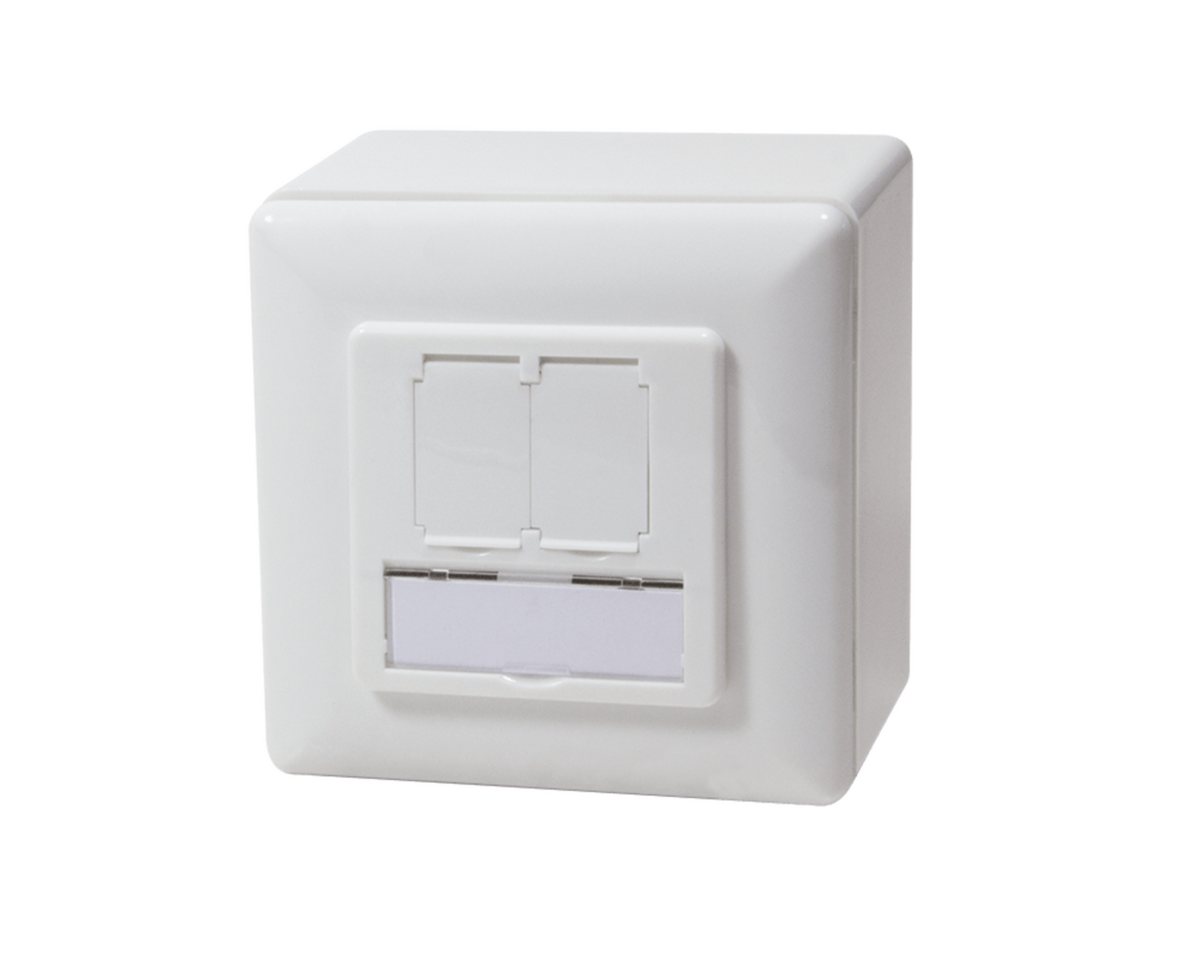 DSIT Serverschrank Cat. 5e STP, Anschlußdose Aufputz, 2 x RJ45, Weiß DSIT Serverschrank Cat. 5e STP, Anschlußdose Aufputz, 2 x RJ45, Weiß von DSIT