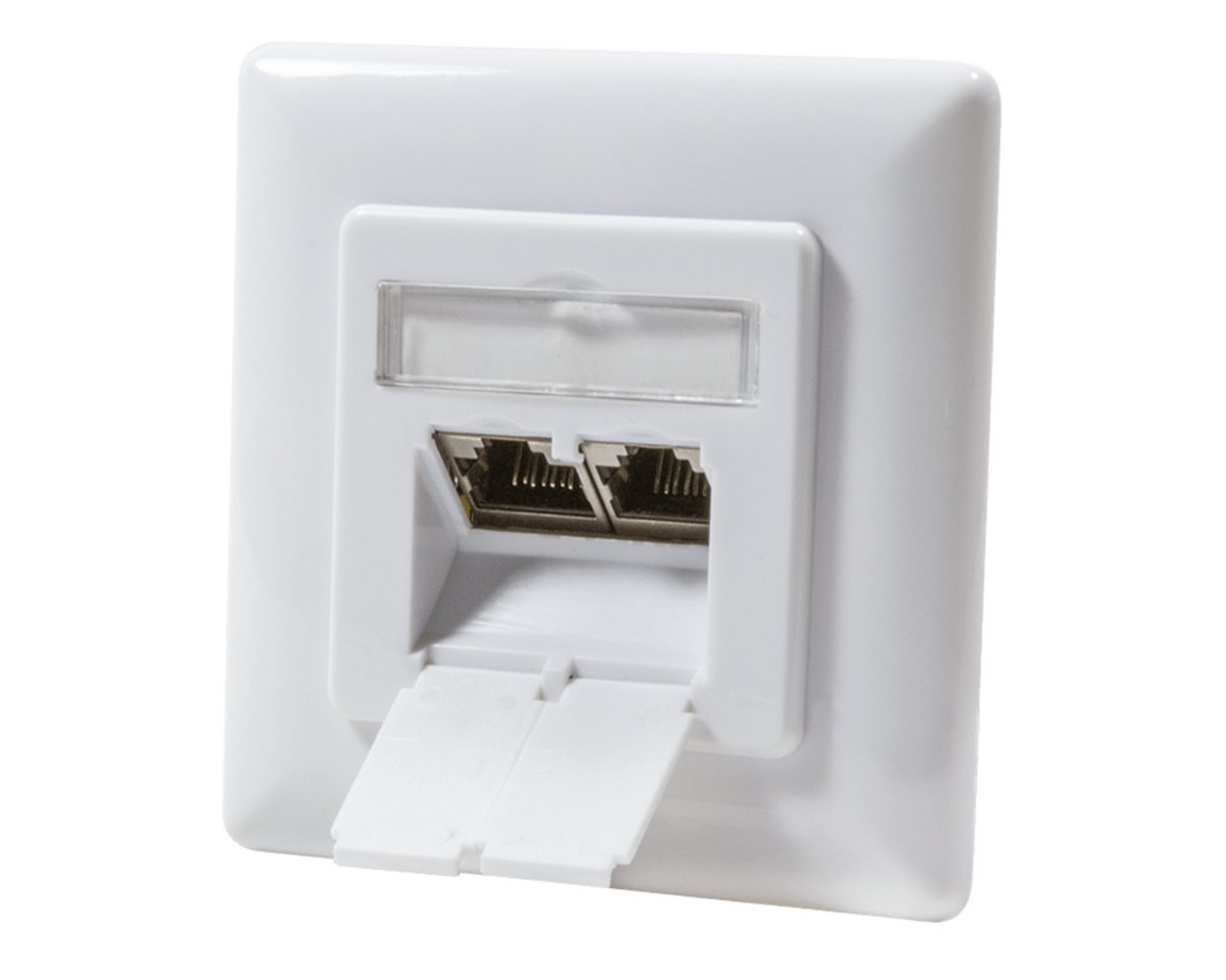 DSIT Serverschrank Dose Unterputz Cat. 6/ Class E zweifach, geschirmt, 2 x RJ45 Weiß DSIT Serverschrank Dose Unterputz Cat. 6/ Class E zweifach, geschirmt, 2 x RJ45 Weiß von DSIT