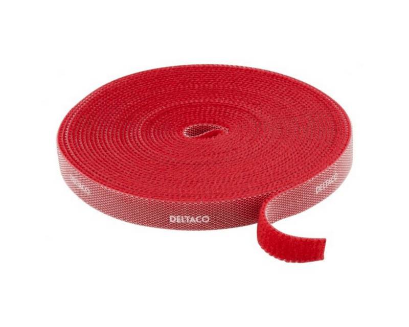 DSIT Serverschrank Klettverschluss - 5 Meter - 9 mm breit - Rot von DSIT