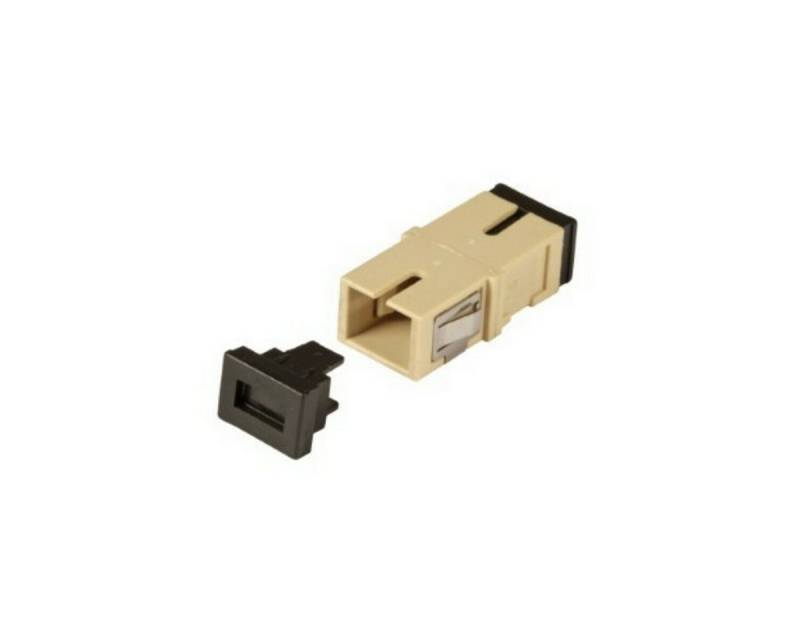 DSIT Serverschrank Multimode Keystone Kupplung SC-SC simplex beige von DSIT