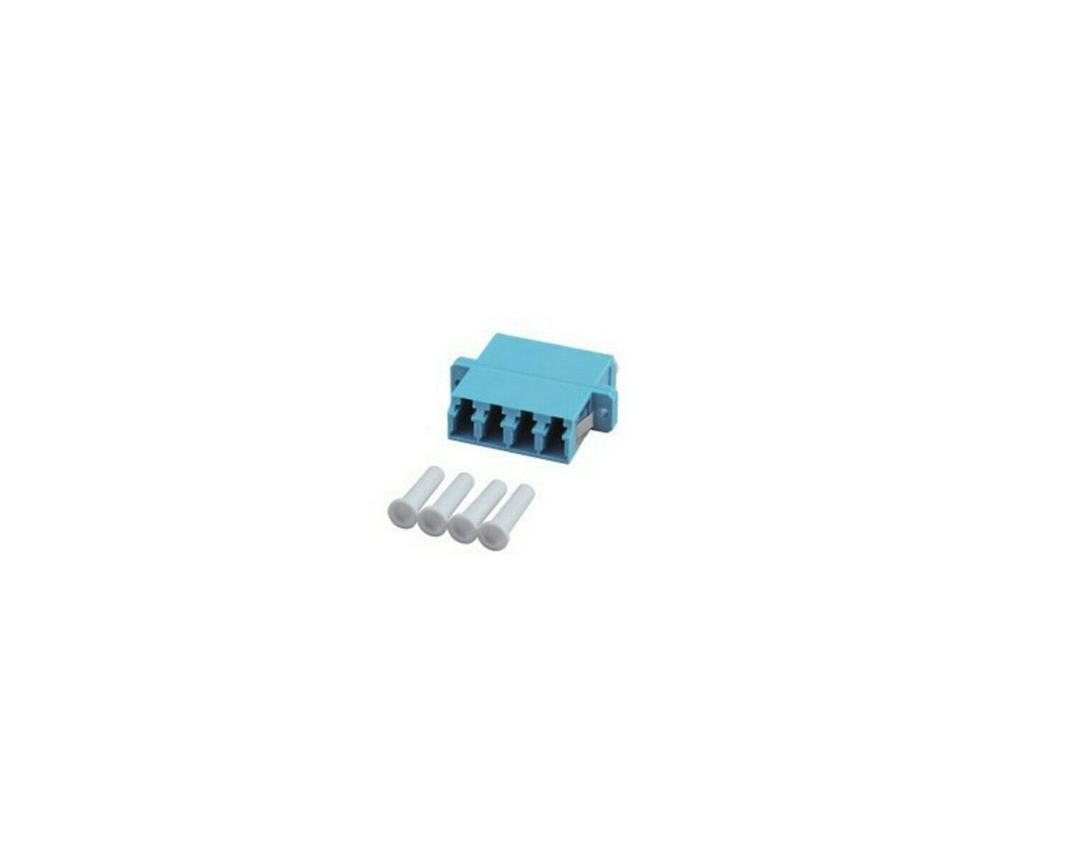 DSIT Serverschrank Multimode Kupplung 4-fach LC-LC quad türkis DSIT Serverschrank Multimode Kupplung 4-fach LC-LC quad türkis von DSIT