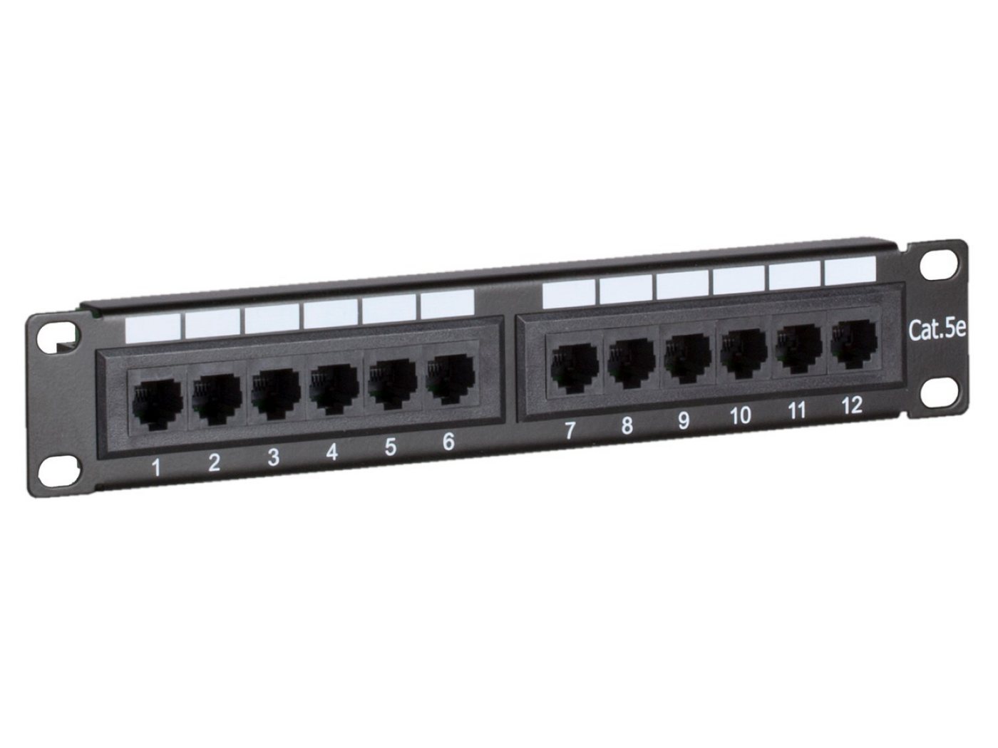 DSIT Serverschrank Patchpanel 10”, 12-fach UTP Patchpanel CAT 5e DSIT Serverschrank Patchpanel 10”, 12-fach UTP Patchpanel CAT 5e von DSIT