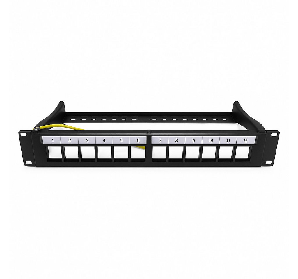 DSIT Serverschrank STP Keystone-Patchpanel, 12 Ports DSIT Serverschrank STP Keystone-Patchpanel, 12 Ports von DSIT