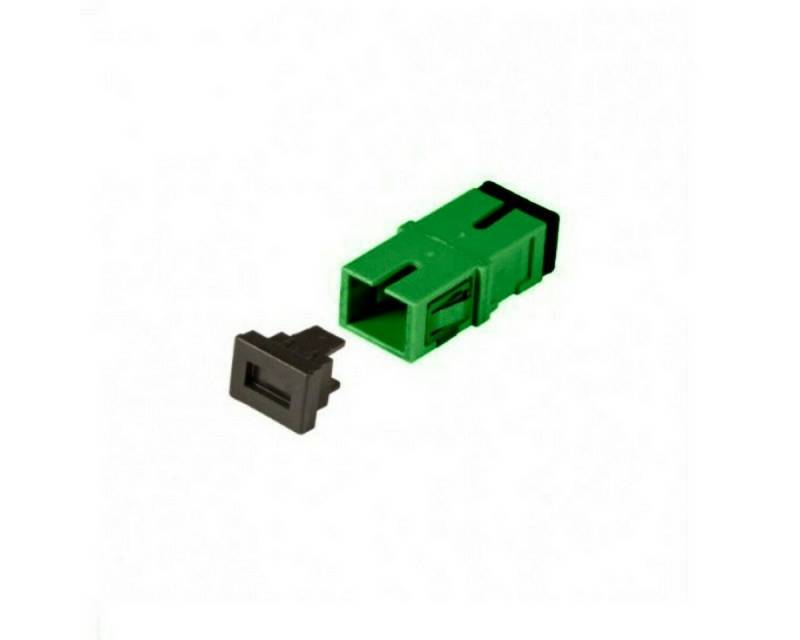 DSIT Serverschrank Singlemode Keystone Kupplung SC-SC simplex grün von DSIT