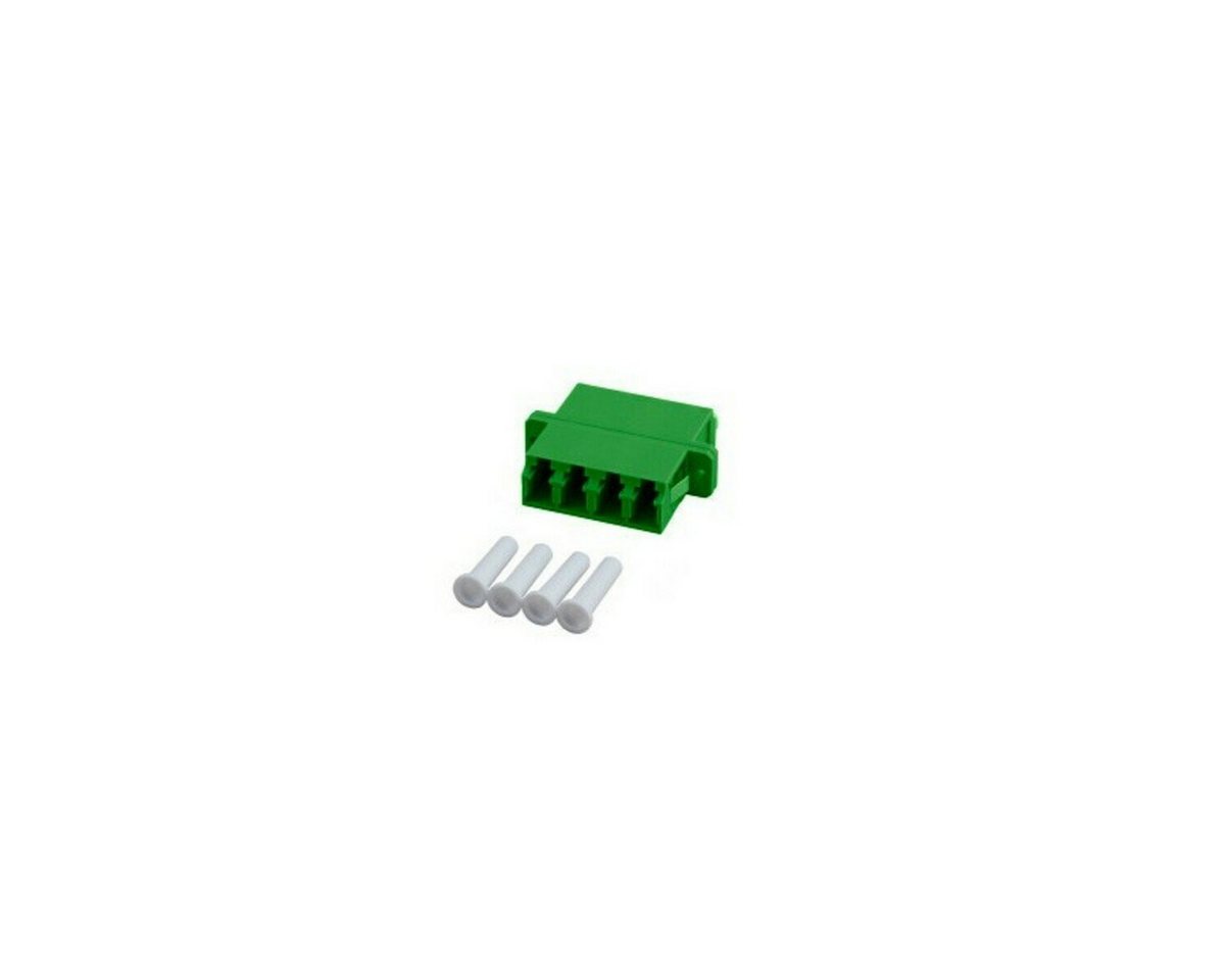 DSIT Serverschrank Singlemode Kupplung 4-fach LC-LC quad grün von DSIT