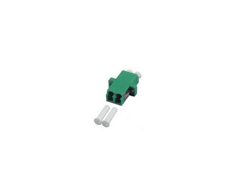 DSIT Serverschrank Singlemode Kupplung LC-LC duplex grün von DSIT