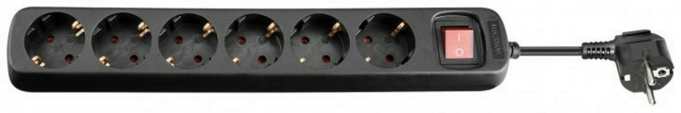 DSIT Serverschrank Steckdosenleiste mit Schalter - 6x Schutzkontakt - Schwarz - 1,5 Meter DSIT Serverschrank Steckdosenleiste mit Schalter - 6x Schutzkontakt - Schwarz - 1,5 Meter von DSIT